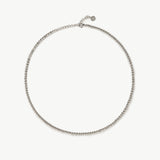 Silver Mini Mariner Chain Necklace | Belvria