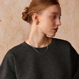 Silver Mini Mariner Chain Necklace | Belvria