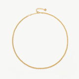 Gold Mini Mariner Chain Necklace | Belvria