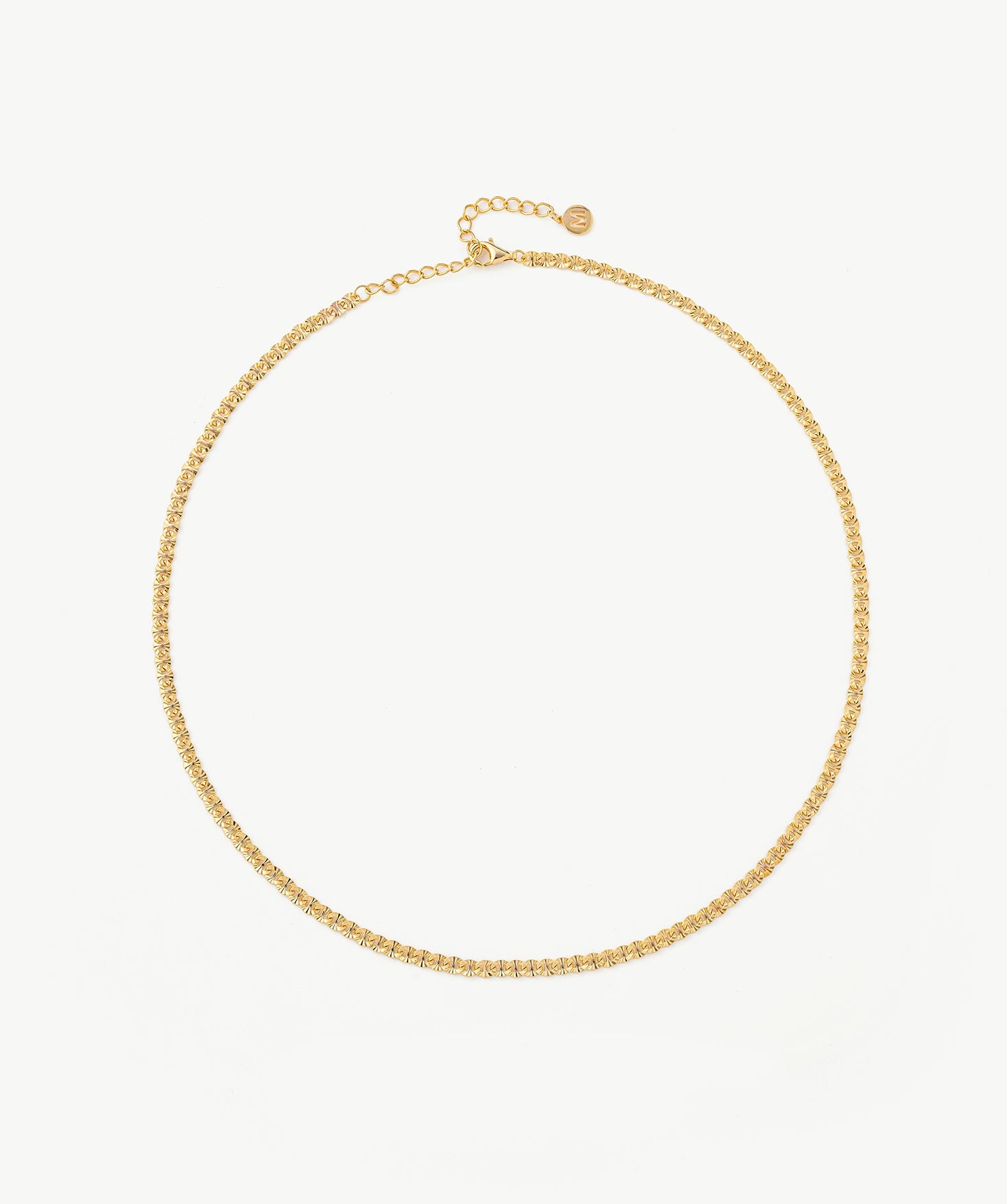 Gold Mini Mariner Chain Necklace | Belvria
