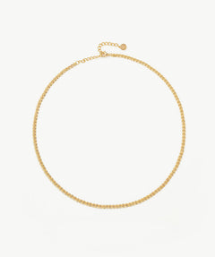 Gold Mini Mariner Chain Necklace | Belvria