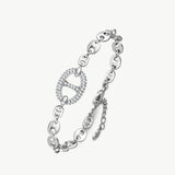 Silver Mariner Chain Bracelet | Belvria