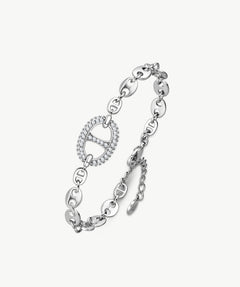 Silver Mariner Chain Bracelet | Belvria