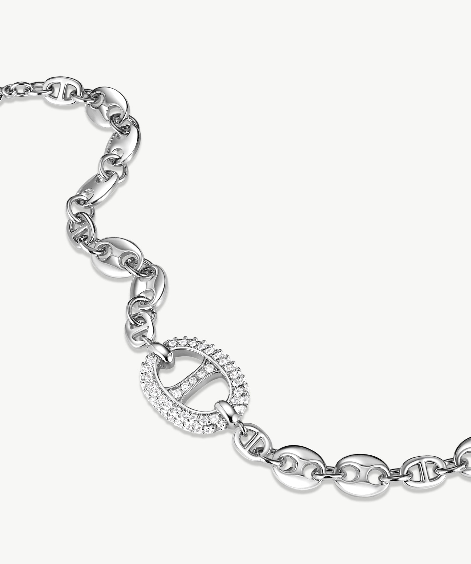 Silver Mariner Chain Bracelet | Belvria