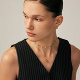 Champagne Solitaire Pendant Necklace | Belvria