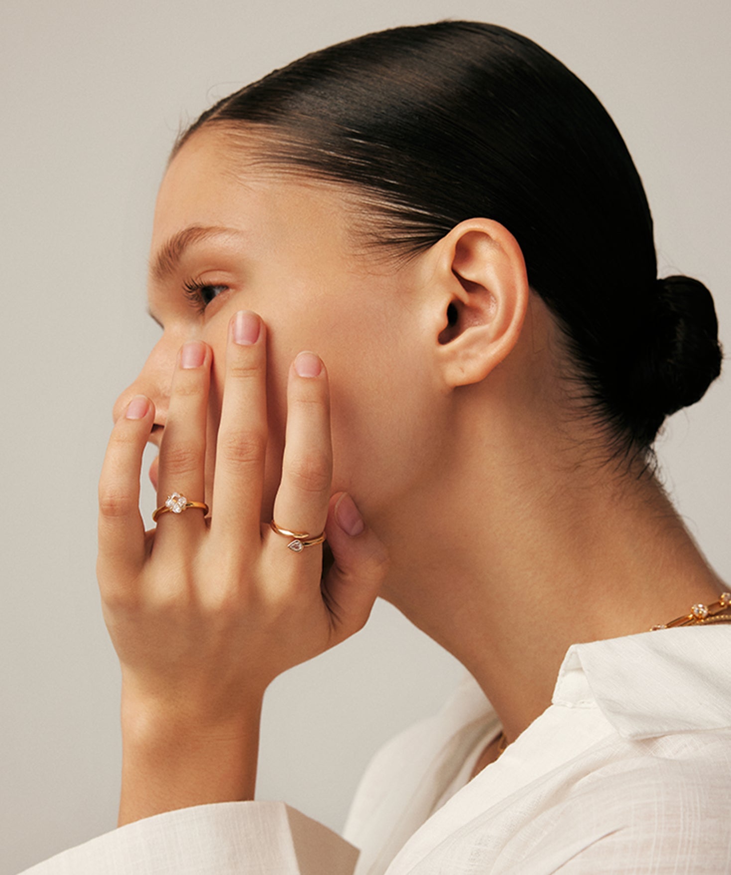 Gold Claw-Set Solitaire Ring | Belvria